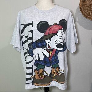 Disney Unlimited 90’s Vtg Hip Hop Tee Jerry Leigh Single Stitch USA One Size